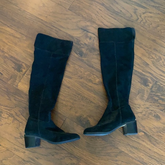 Michael Kors Shoes - Michael Kors Suede Over The Knee Heeled Boots
